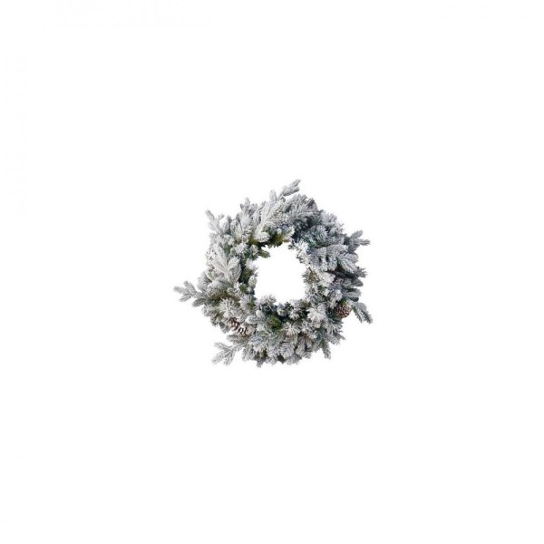 National Tree Company Snowy Dorchester Pine Wreath 60cm