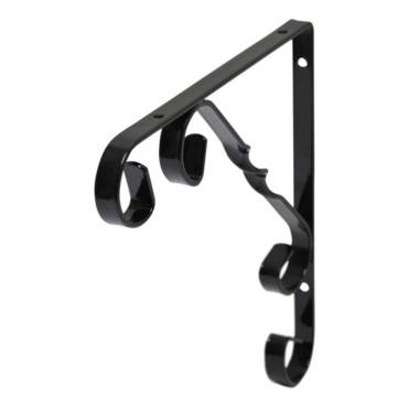 Duraline Ornamental Bracket, 200mm x 200mm, Black