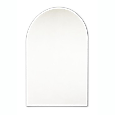 Tema Ensuite 500mm x 400mm Arch Top Bevelled Mirror