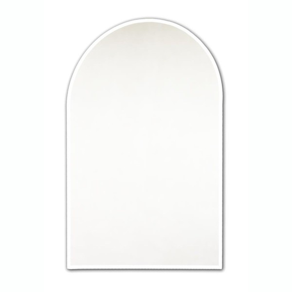 Tema Ensuite 500mm x 400mm Arch Top Bevelled Mirror