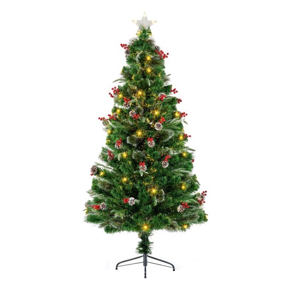 The Tree Company Fibre Optic New Jersey Christmas Tree - 1.2m