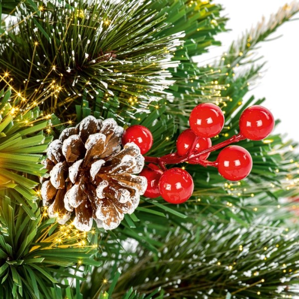 The Tree Company Fibre Optic New Jersey Christmas Tree - 1.8m