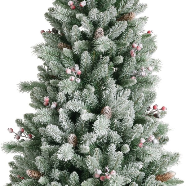 Everlands Frosted Windham Spruce Tree 7ft