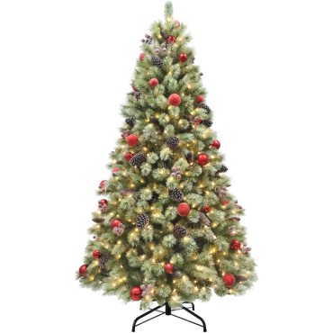 Connecticut Spruce Pre-Lit Tree - 7.5ft