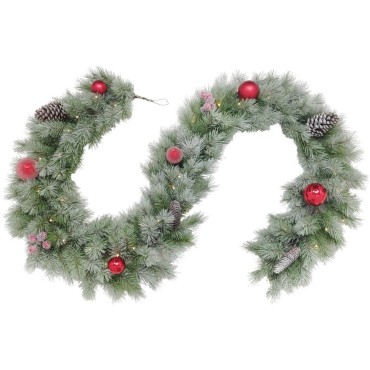 Connecticut Spruce Pre-Lit Garland - 9ft x 12