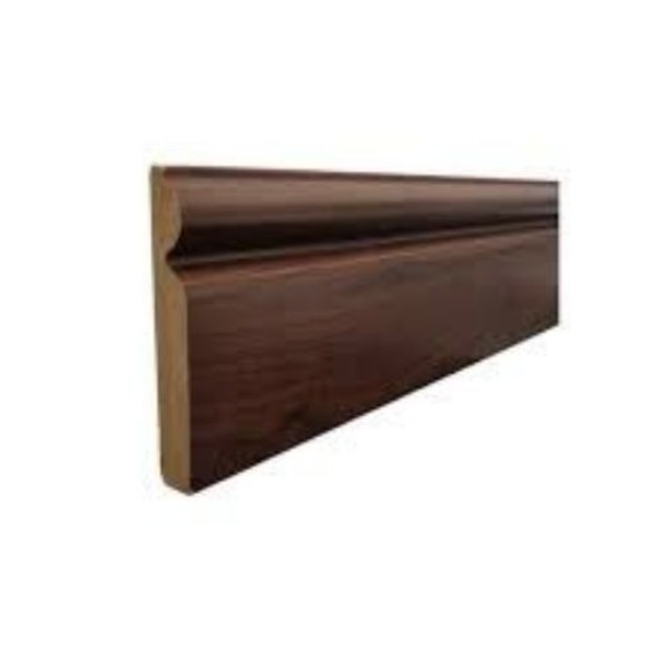 Walnut Mansonia Skirting Mdf 117mmx2.4mtr (b405)(2