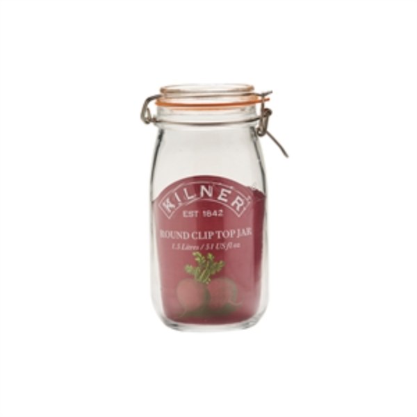 Kilner Clip Top Round Jar 1.5 Litre 0025.492