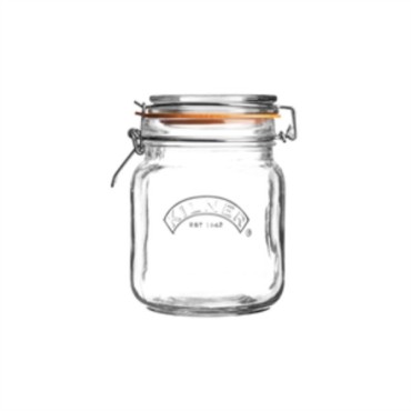 Kilner Clip Top Square Jar 1 Litre 0025.511