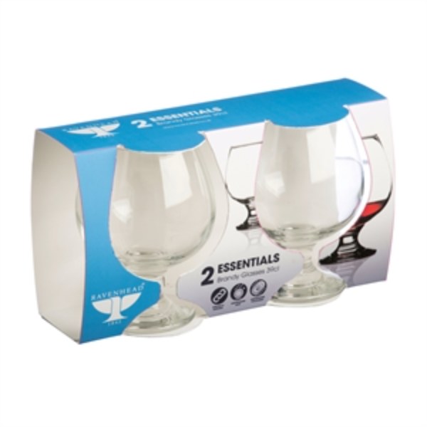 Ravenhead Essentials Sleeve Of 2 Brandy Glasses 39cl 0040.418