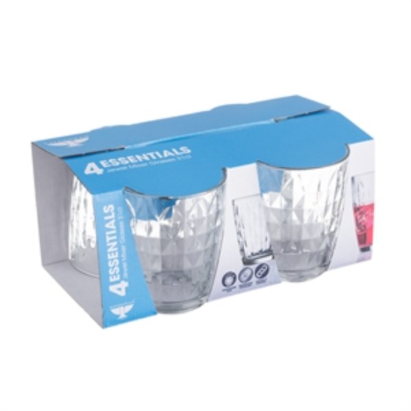 Ravenhead Essentials Jewel Sleeve Of 4 Hi-balls 38cl 0040.475
