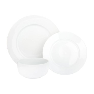 Price & Kensington Simplicity Dinner Set 12pce White 59.049
