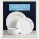 Price & Kensington Simplicity Dinner Set 12pce White 59.049