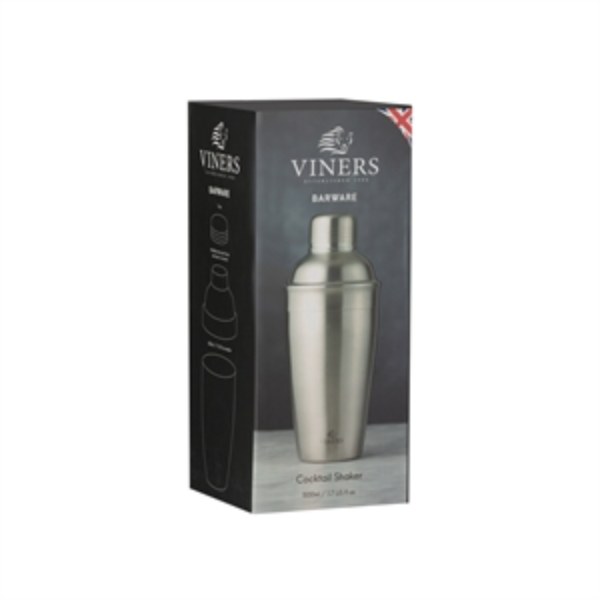 Viners Barware 500ml Silver Coctail Shaker Gift Box 0302.210