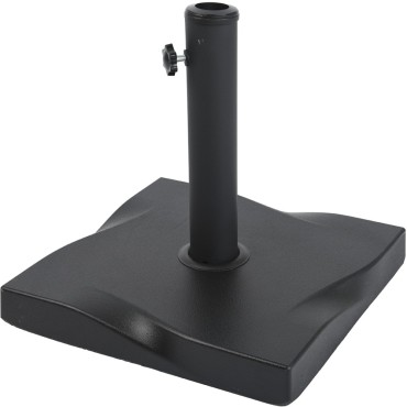 15kg Matt Black Concrete Parasol Base