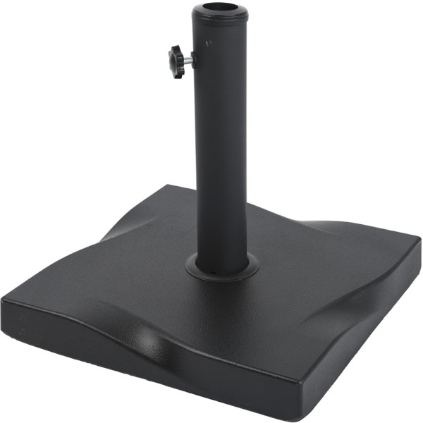 15kg Matt Black Concrete Parasol Base