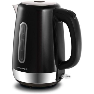 Morphy Richard Kettle Equip 1.5ltr 3kw Metallic Black 102783