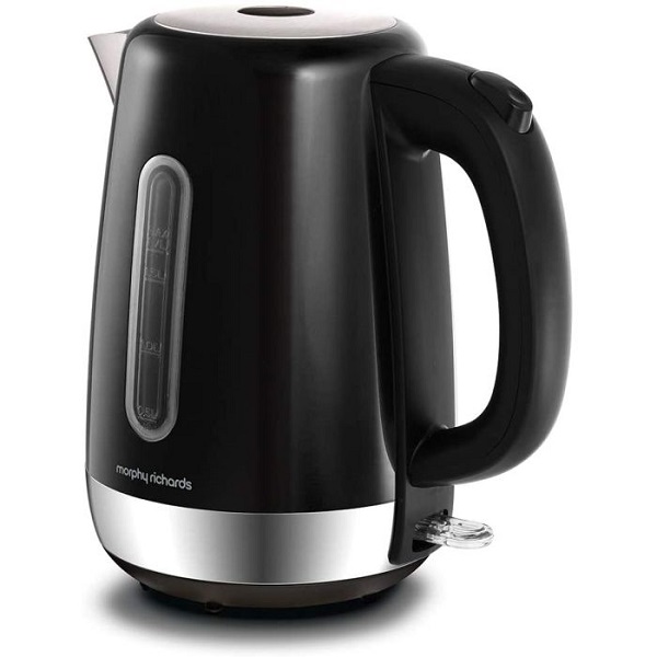 Morphy Richard Kettle Equip 1.5ltr 3kw Metallic Black 102783