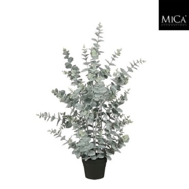 Eucalyptus Artificial Plant In Pot - H97 X D38 Cm - Green 1117274