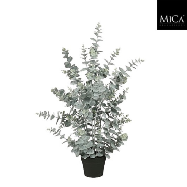 Eucalyptus Artificial Plant In Pot - H97 X D38 Cm - Green 1117274