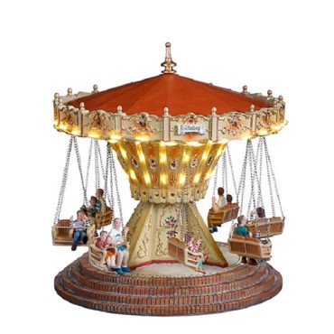 Zweefmolen Carousel Battery Operated - H22.5 X D22.5cm 1124685