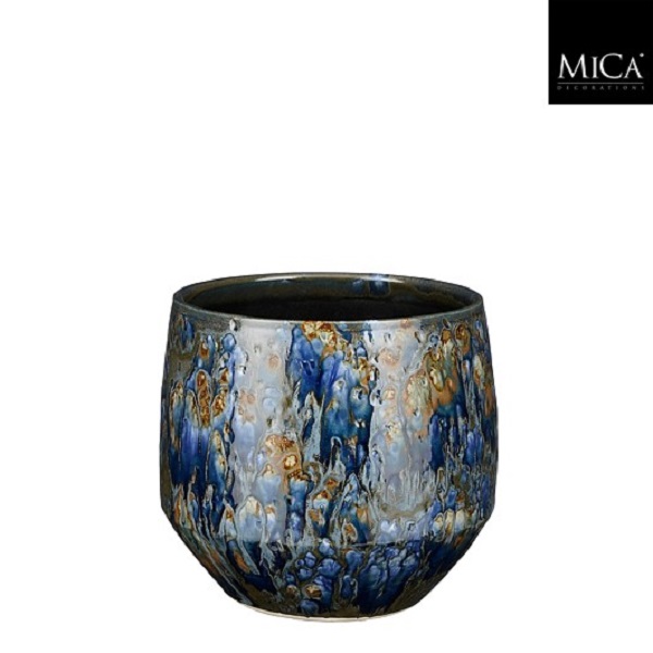 Harris Pot Round Blue - H18 X D20cm 1138243