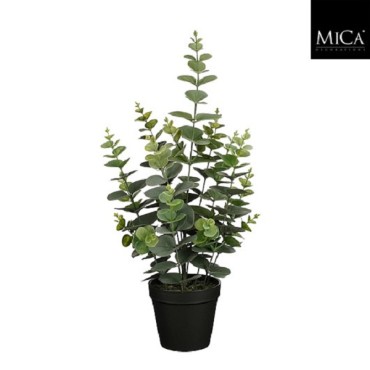 Eucalyptus Artificial Plant In Pot - H53 X D23 Cm - Green 1150926