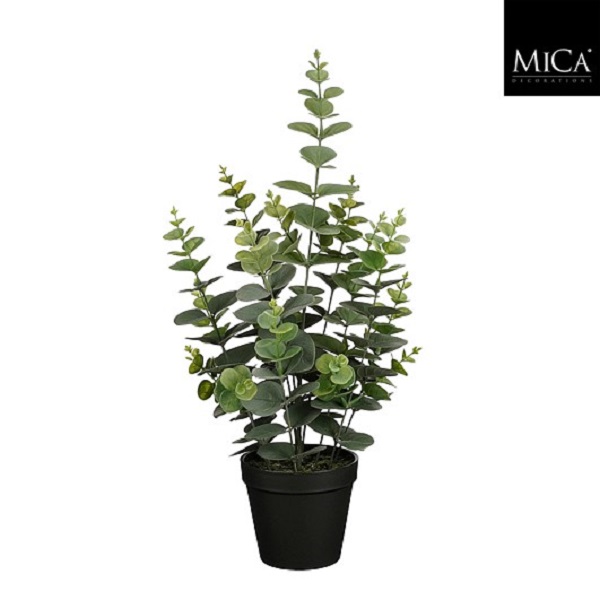Eucalyptus Artificial Plant In Pot - H53 X D23 Cm - Green 1150926