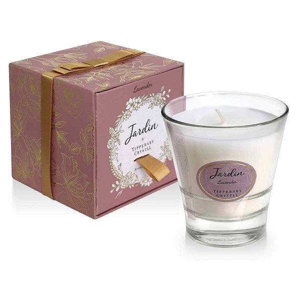 Tipperary Crystal Jardin Collection Candle - Lavender 128903