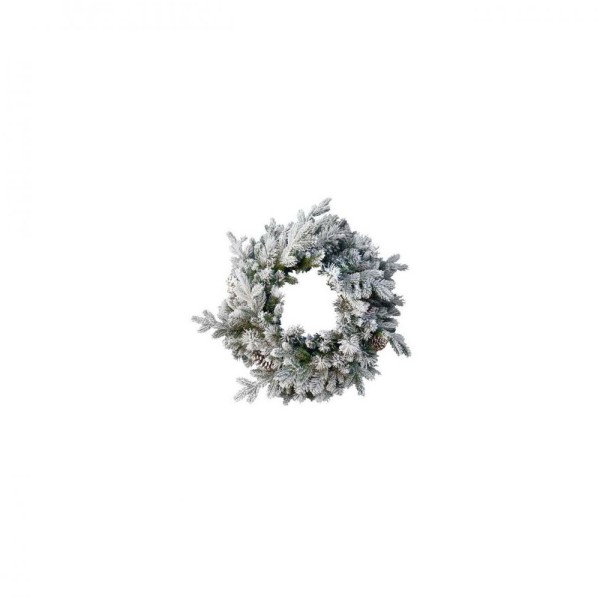 National Tree Company Snowy Dorchester Pine Wreath 60cm