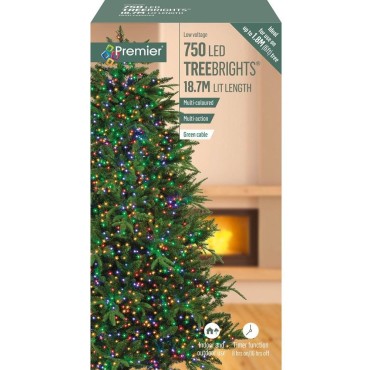 Premier 750 LED Multi-Action Treebrights with Timer Multi-Coloured