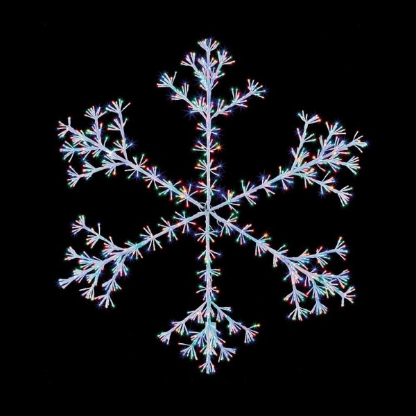 Premier Multi-Coloured LED Starburst Snowflake - 1.5m
