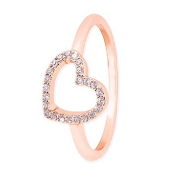 Heart Ring - Rose Gold Size 6 145917