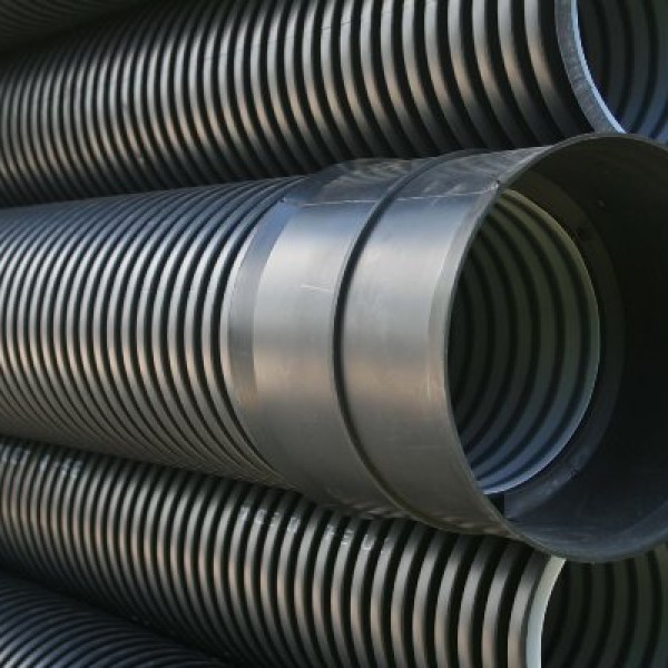 160t 160mm Twinwall Duct C/w Coupler 6m