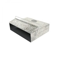 Sirocco Galvanised Ash Carrier 430mm x 320mm x 100mm