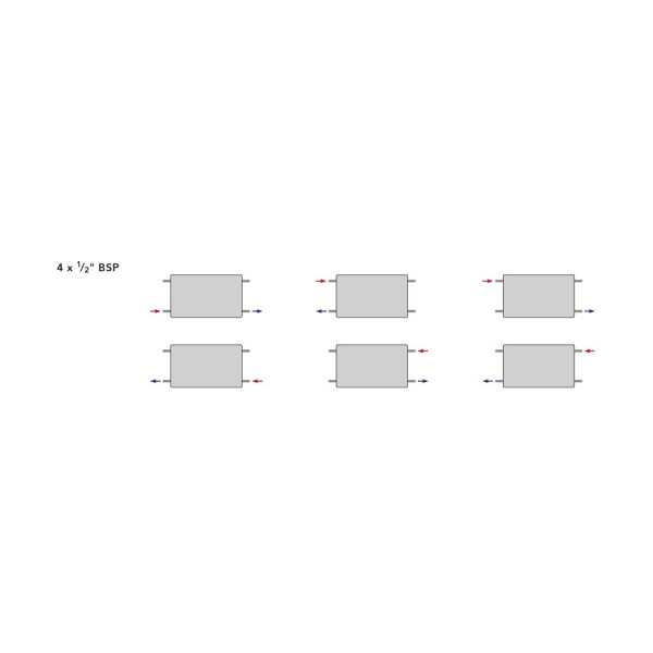 Myson Select Compact Double Panel Radiator SD50140G 500mm x 1400mm