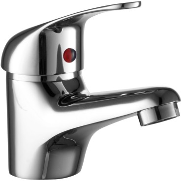 Plumb Essential Modern Chrome Mono Basin Mixer Tap with Click Clack Waste