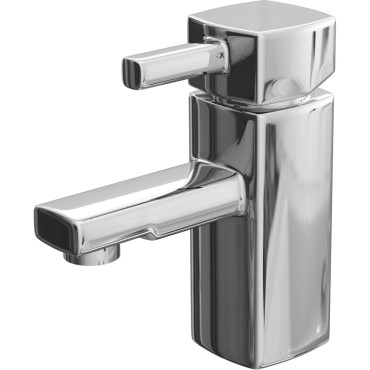 Newport Modern Chrome Mono Basin Mixer Tap with Click Clack Waste