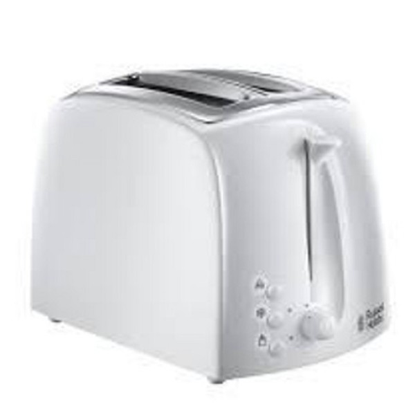 Russell Hobbs White Textures Toaster 2 Slice 21640