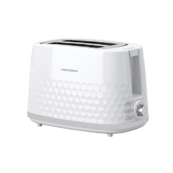 Morphy Richards White Hive 2 Slice Toaster 220034