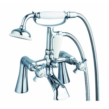 Straffan Traditional Chrome Bath Shower Mixer Tap