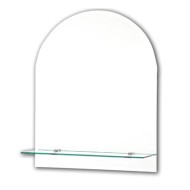 Tema Bevelled Mirror With Shelf 50 X 40cm