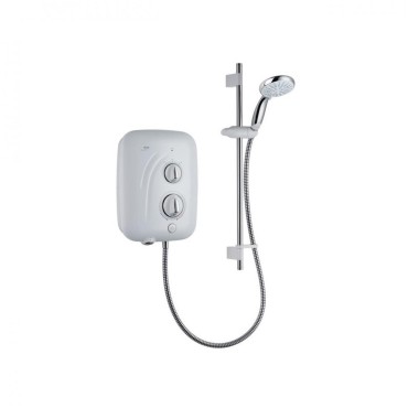 Mira 1.1941.001 Elite SE Tank Fed Pumped Electric Shower 9.8kW in White