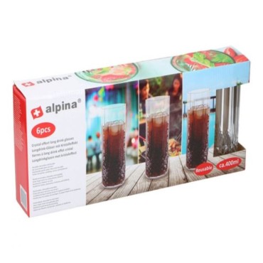 Long Drink Glass 6x400ml
