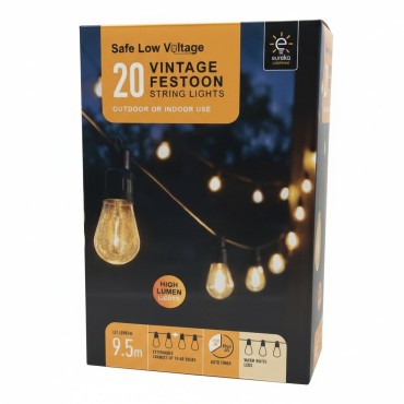Smart Garden 20 Vintage Festoon String Lights
