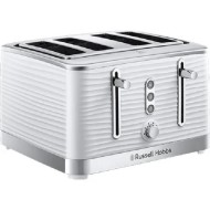 Russell Hobbs Inspire 4 Slice White Toaster 24380