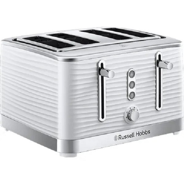 Russell Hobbs Inspire 4 Slice White Toaster 24380