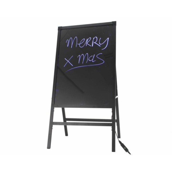Lumineo LED Colour Changing A-Stand Writing Board - 100cm x 50cm