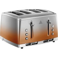 Russell Hobbs Eclipse 4 Slice Toaster Copper 4 Slice 25143