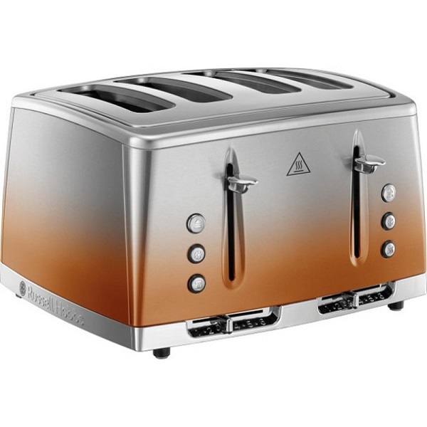 Russell Hobbs Eclipse 4 Slice Toaster Copper 4 Slice 25143