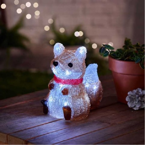 Inlit Ice Decofox